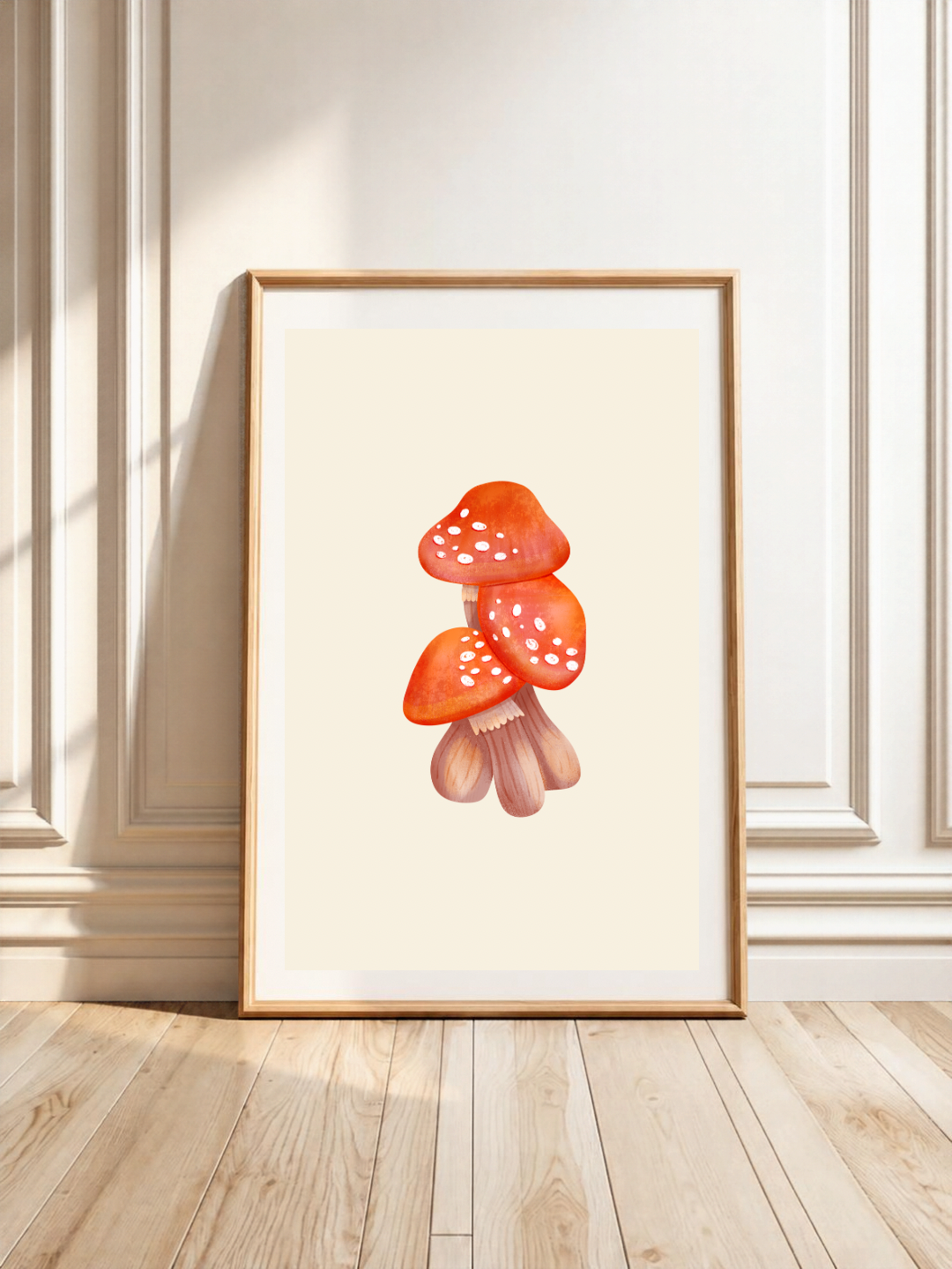 Mushroom Art Print A4