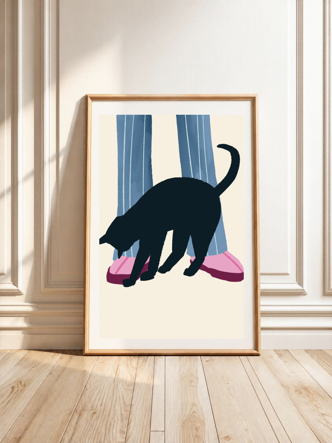 Cat Art Print A4