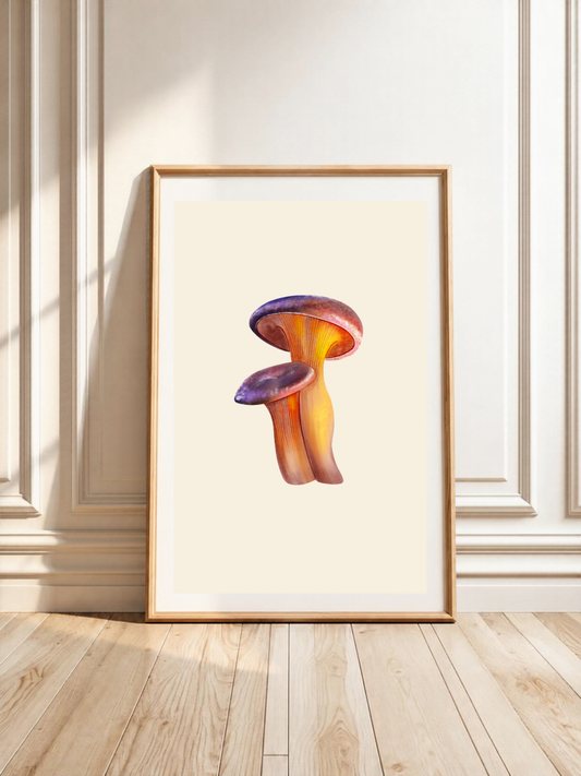 Mushroom Art Print A4