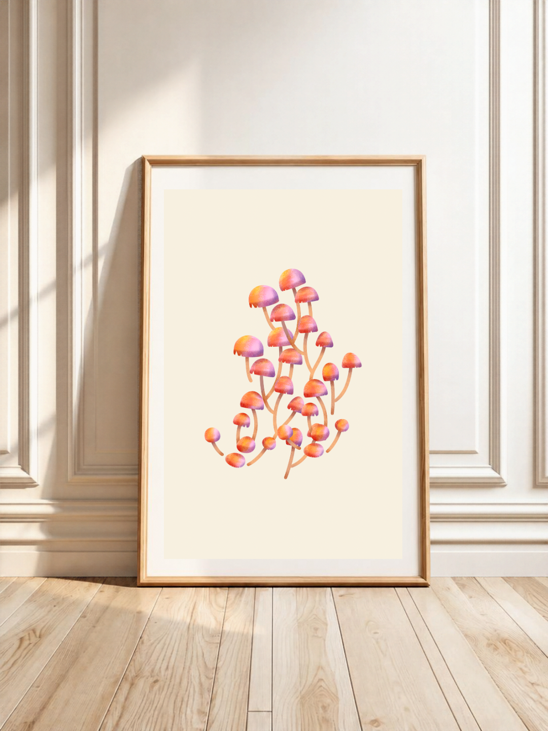 Mushroom Art Print A4