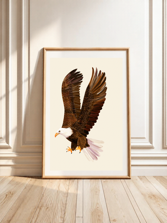 Eagle Art Print A4